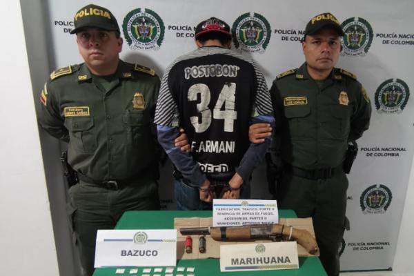 Capturado presunto expendedor de estupefacientes en el municipio de Risaralda