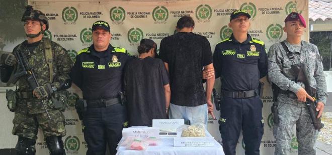 Capturados dos presuntos expendedores de estupefacientes en La Dorada