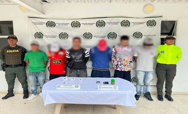 Capturados en Sandoná con drogas 