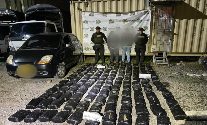 Incautados 2.085 gramos de morfina en zona de frontera