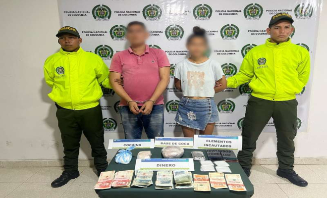 Capturamos en flagrancia a alias "Elkin" y "La coleta", presuntos expendedores de drogas con una renta criminal de 35 millones semanales