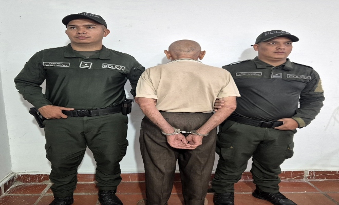 El capturado tiene 86 años. 
