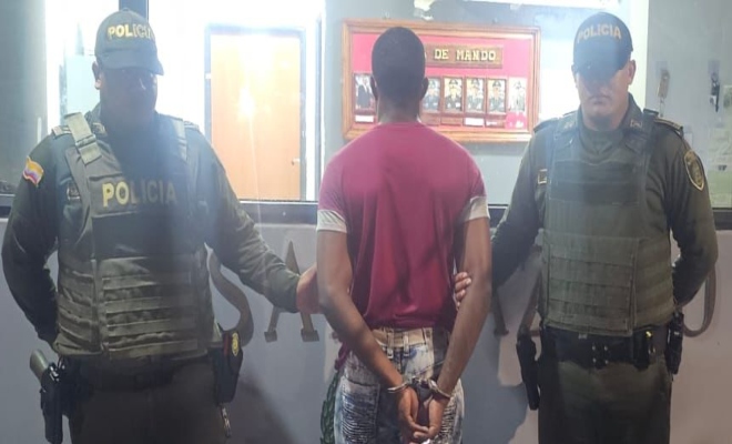 Capturado por porte ilegal de armas de fuego