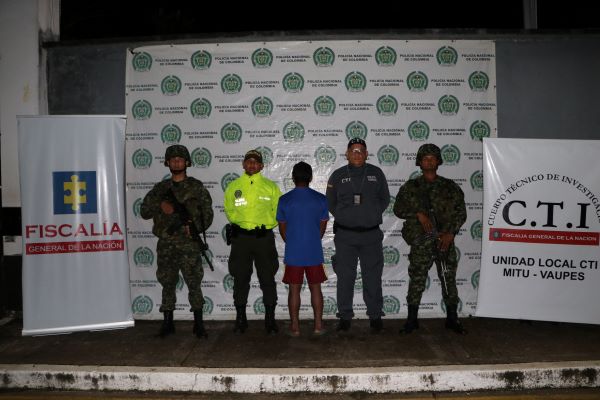 Captura de ciudadano  por el delito de femicidio Agravado en el Vaupés