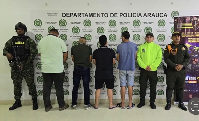 Mediante labores investigativas, la Polic&iacute;a Nacional materializa cuatro ordenes de captura por los delitos de abigeato y concierto para delinquir en el municipio de Arauca.