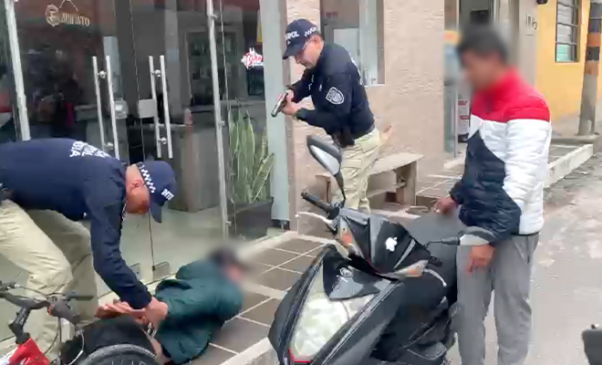 Momento de captura de alias ojitos