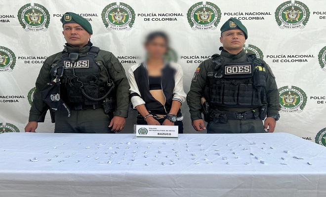 Capturada una mujer por el delito de porte, tráfico y fabricación de estupefacientes