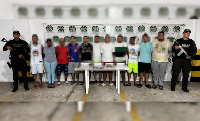 Los 'Pepes Costeños' que extorsionaban en Barranquilla,  fueron capturados en Bogotá, Medellín y la capital atlanticense   