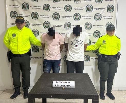 Dos personas fueron capturadas en Puerto Asís por el delito de hurto