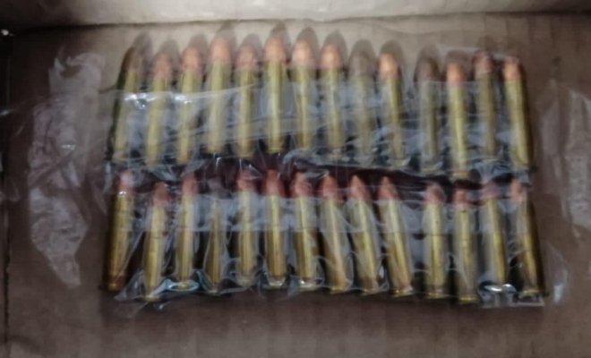 Capturada en flagrancia una mujer portando munición ilegal. 