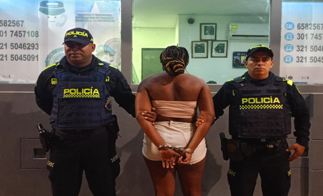 Capturada en Cartagena mujer que realizaba transferencias falsas para estafar comercios