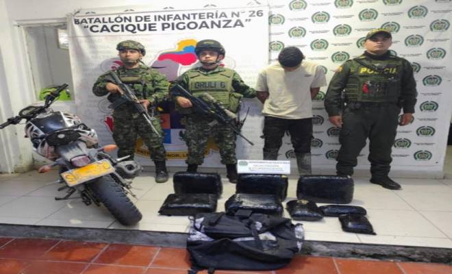 Capturado con 16 kilogramos de marihuana en zona rural de La Plata