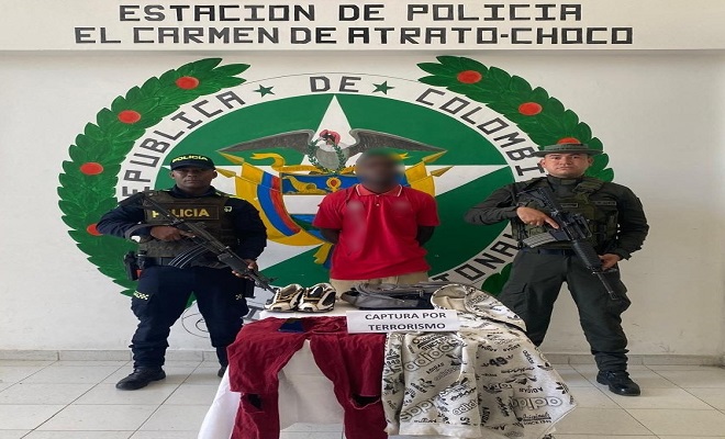 Capturado el autor del ataque explosivo contra la casa del alcalde del Carmen de Atrato