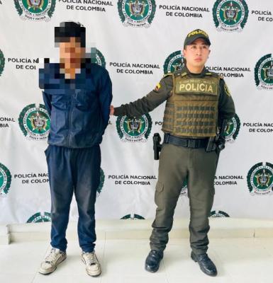 Capturado en flagrancia por tráfico de estupefacientes en el barrio El Común