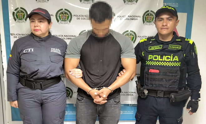 La Policía Nacional y el CTI de la Fiscalía lograron su captura en el barrio Villa Julia de la capital del Departamento del Meta.