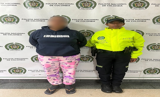 Esta mujer fue capturada por requerimiento de la autoridad judicial 