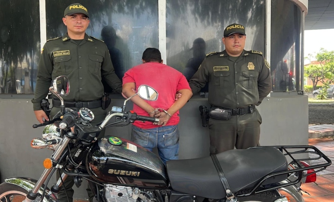 Recuperada motocicleta momento en que era desguazada 