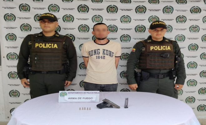 Capturado en operativos interinstitucionales en La Plata, Huila