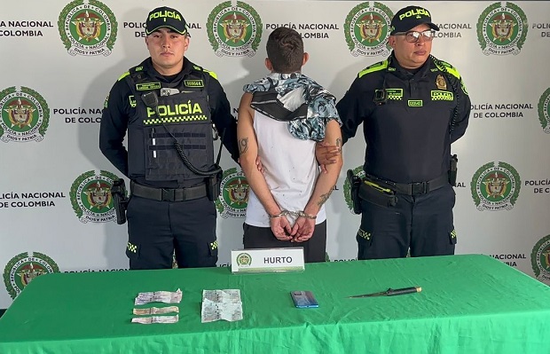Capturado alias "Nopos", el terror de los conductores y usuarios del transporte público en Girón