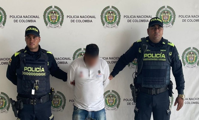 Capturado por el delito de porte ilegal de armas de fuego