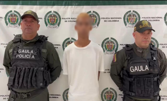 Capturado por el delito de extorsión