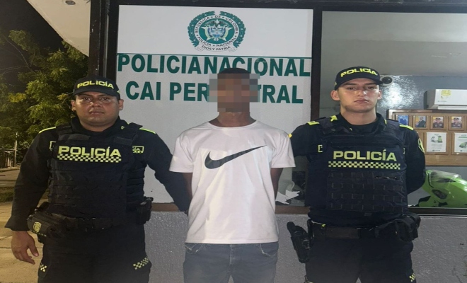 Capturado por el delito de porte ilegal de armas de fuego