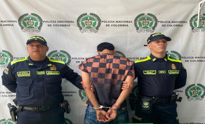 Capturado por el delito de porte ilegal de armas de fuego