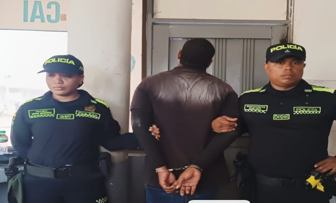 Capturado por el delito de hurto 