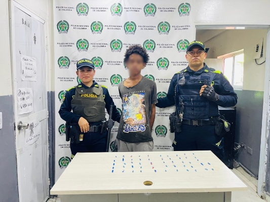 Capturado en el mercado Bazurto por trafico de estupefaciente