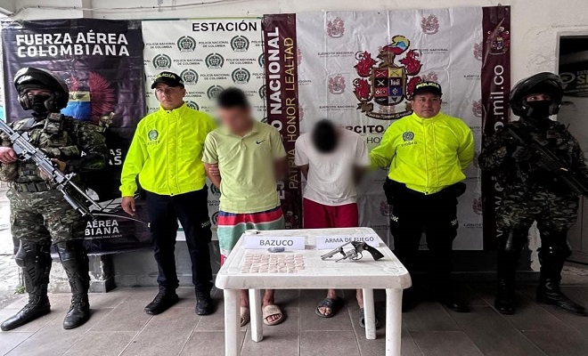 Captura de dos presuntos peligrosos delincuentes 