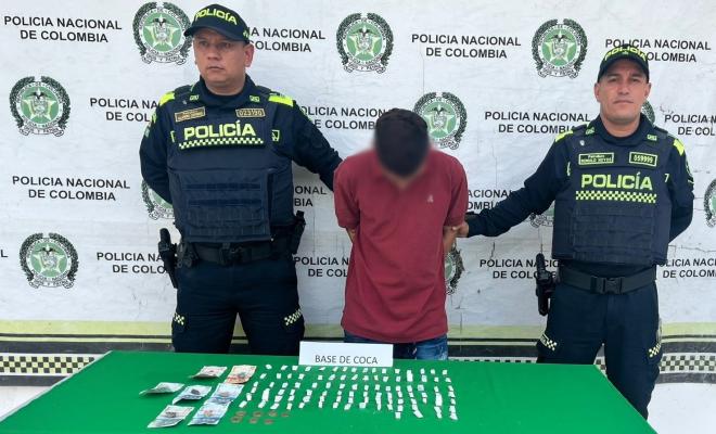 Capturados en Aguachica dos presuntos expendedores de estupefacientes