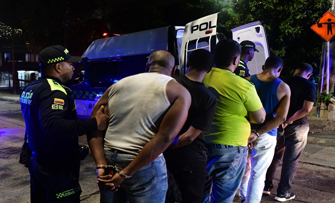 Capturados por el delito de hurto