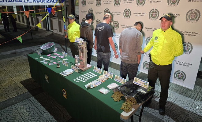 Capturados hallados en el allanamiento