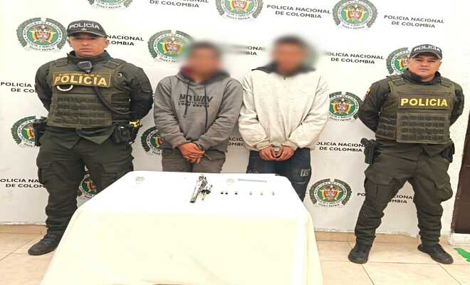 Capturados en Ipiales dos ciudadanos por porte ilegal de armas 