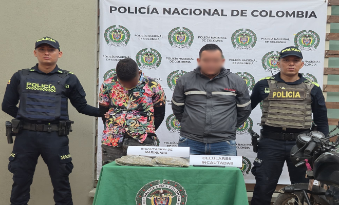 Golpe al microtráfico en Turbaco: capturados distribuidores de estupefacientes