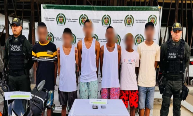 Capturados por el delito de extorsion