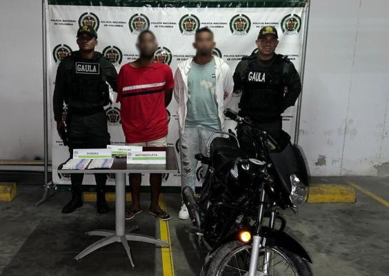 Capturados por extorsion