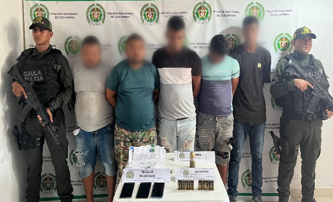 Golpe al grupo delincuencial “Los Primos” en el Magdalena: cinco capturados en operación conjunta