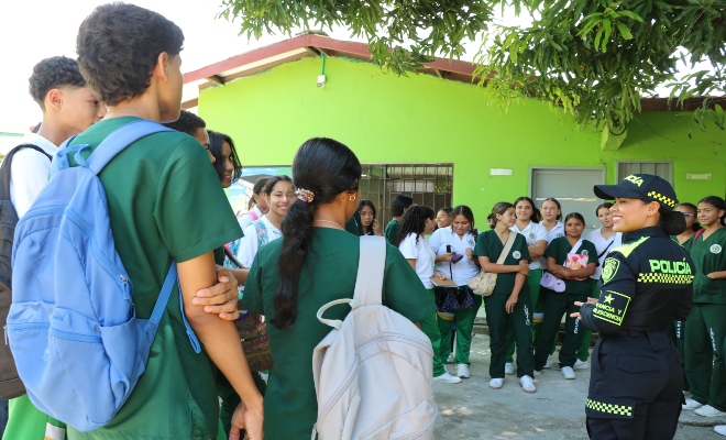 Seguridad reforzada en colegios de Montería 