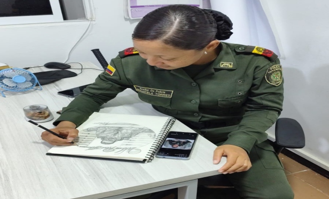 Colores de Esperanza La auxiliar de policía que dibuja sus sueños