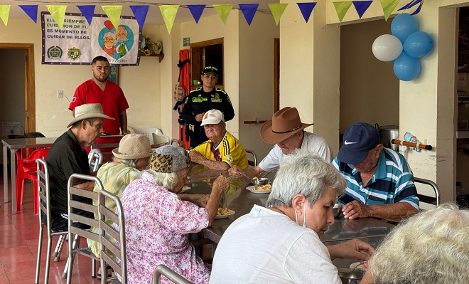 Compartir en el centro geriátrico