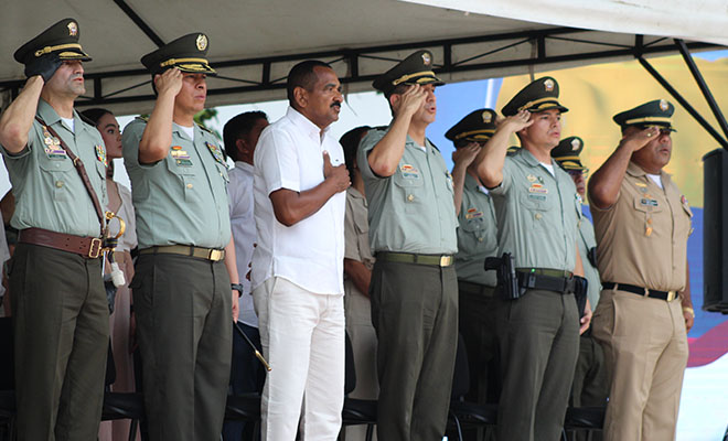 Coronel William Javier Morales Vargas asume el mando del Departamento de Policía Cesar