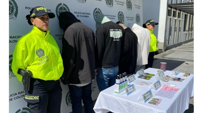 Cuatro capturados por tráfico de estupefacientes en Manizales