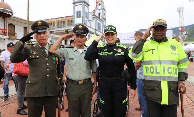 Conmemoración del día del veterano en Riosucio