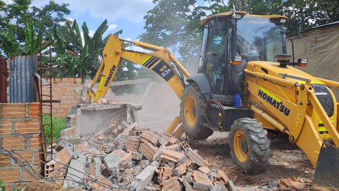 Derribamientos de casas de expendió