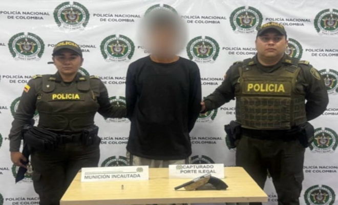 Capturado en el barrio San Martin 