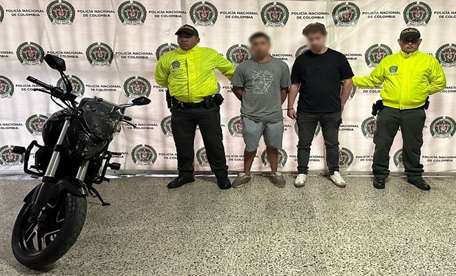 En Medellín fueron capturadas cinco personas por el delito de falsedad marcaría y recuperadas tres motocicletas.