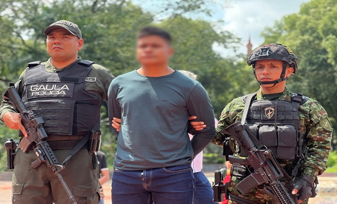 Capturado “Vladimir” presunto integrante del GAO 