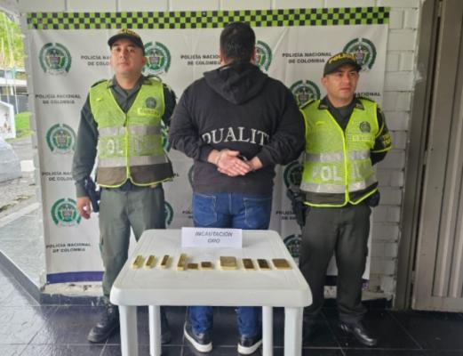 En vías del departamento fueron incautados 6.600 gramos de oro, que eran transportados de manera ilegal mediante la modalidad de caleta en un vehículo