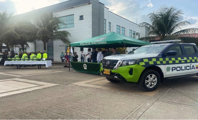 Entrega de nuevo parque automotor a la Policía Nacional